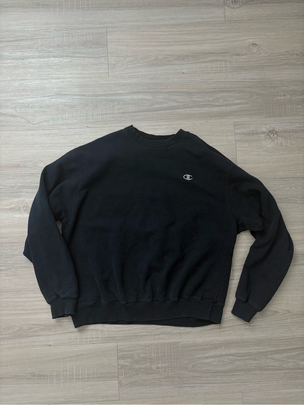 Vintage 90’s Champion Reverse Weave Crewneck Black Sweatshirt